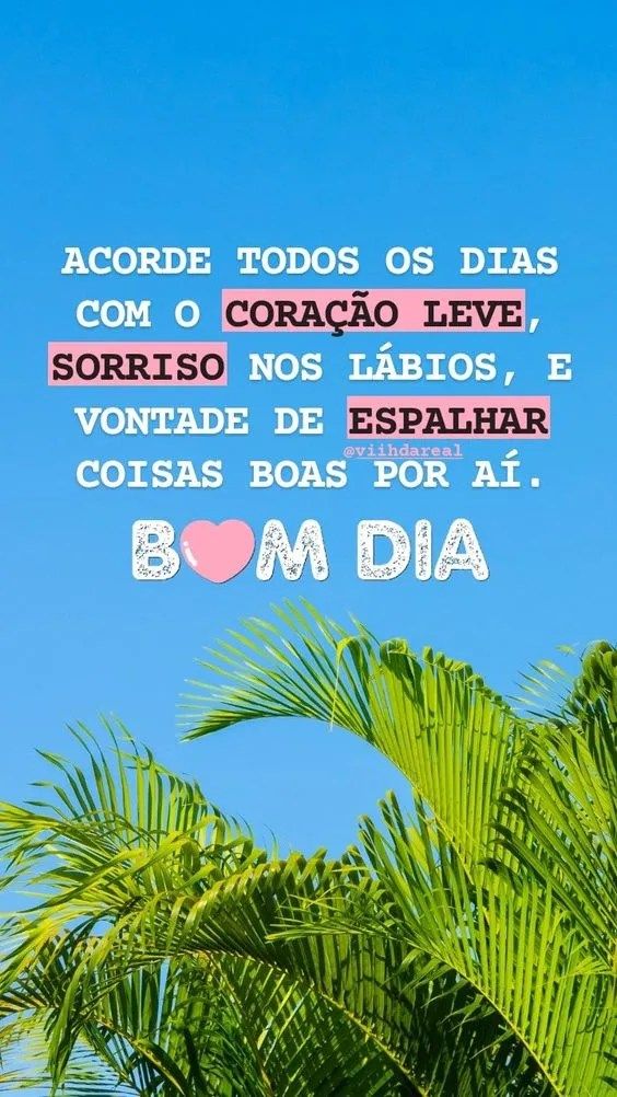 Bom dia Instagram