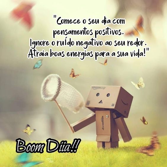 Bom dia com pensamentos positivos