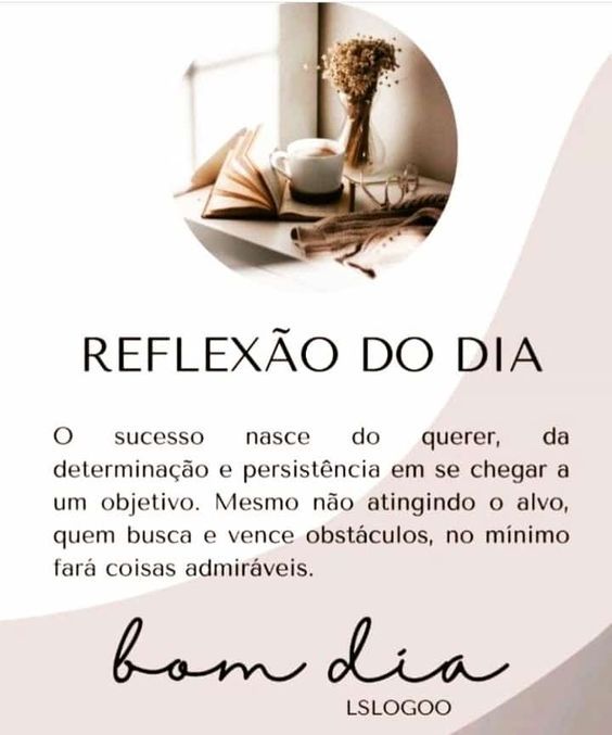 Reflexão do dia o sucesso