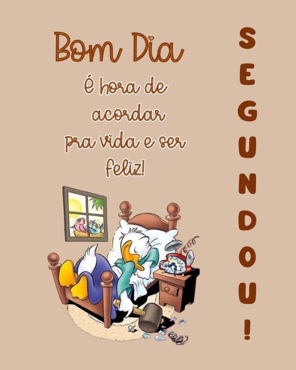 Segundou para ser feliz.