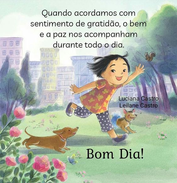 Sentimento de gratidão bom dia