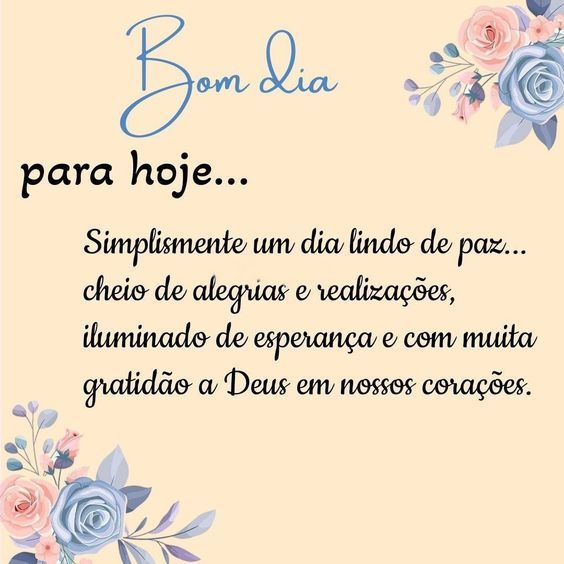 Simplesmente um dia lindo de paz