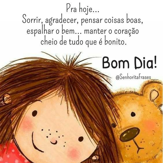 Bom dia pra hoje agradecer