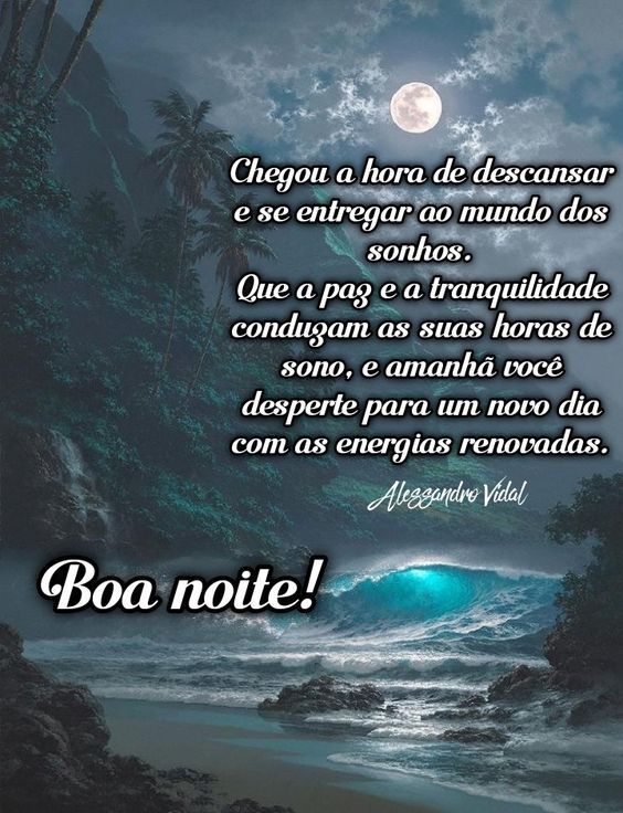 Chegou a hora de descansar