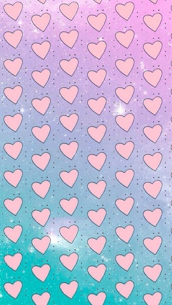 Papel de parede vários corações
