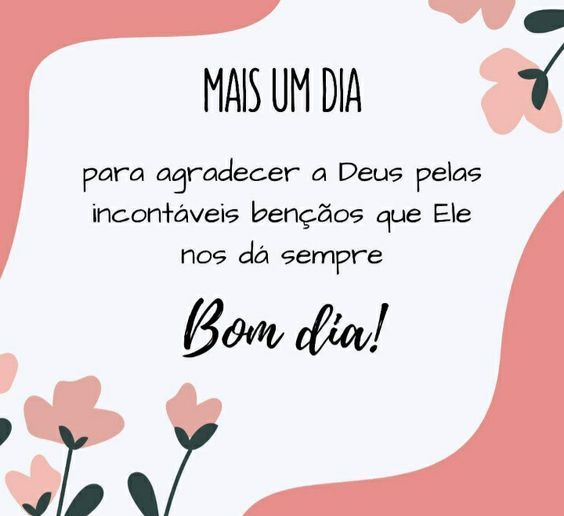 Mais um dia para agradecer