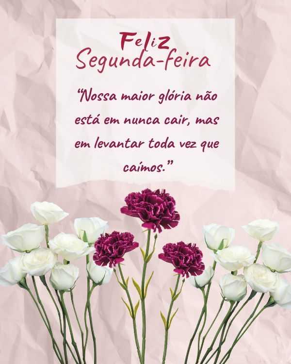 Nossa maior gloria e em levantar toda vez que cair