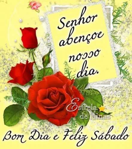 35 Figurinhas de Bom dia e Feliz sábado Abençoado por Deus