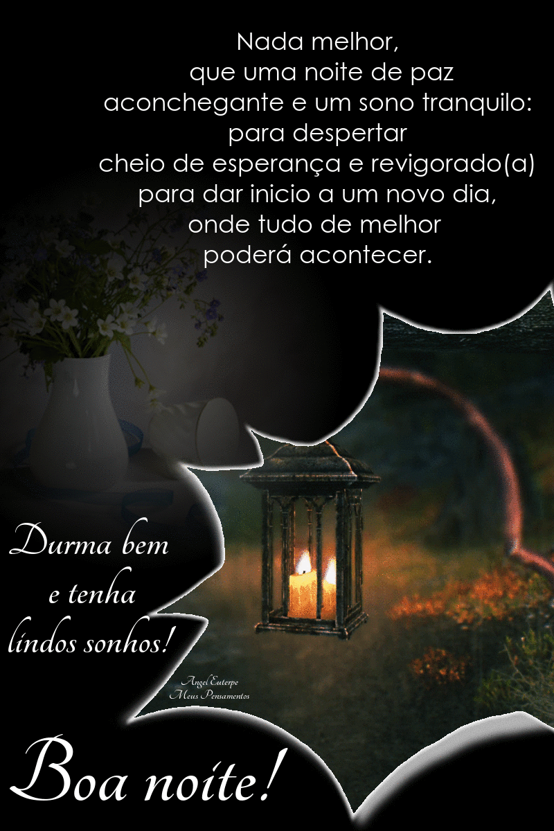 Gifs de boa noite com mensagens