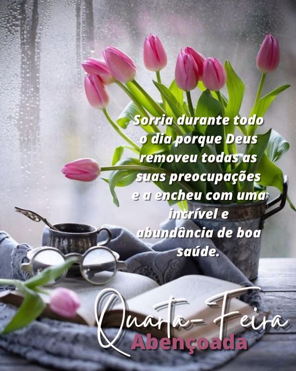 Deus encheu o seu dia com abundancia e alegria