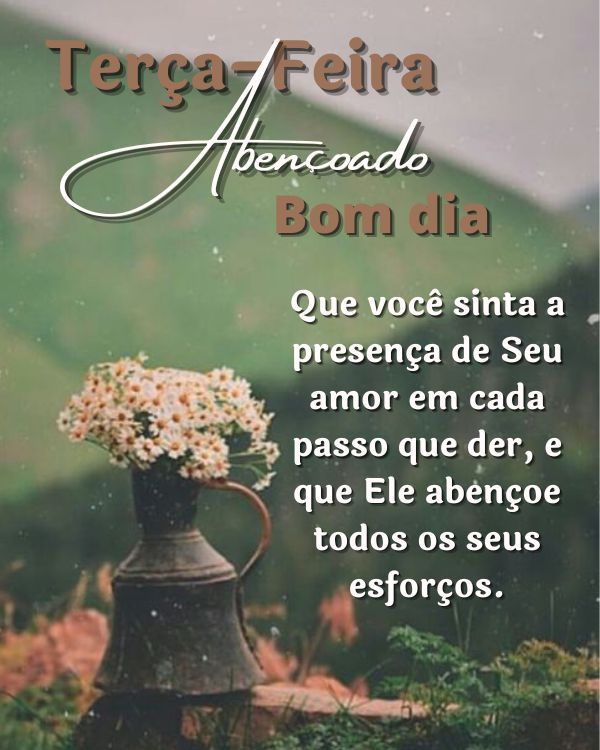 Deus abençoara todos os seus esforços