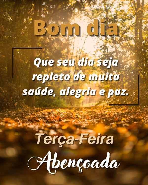 Que eu dia seja repleto de saude