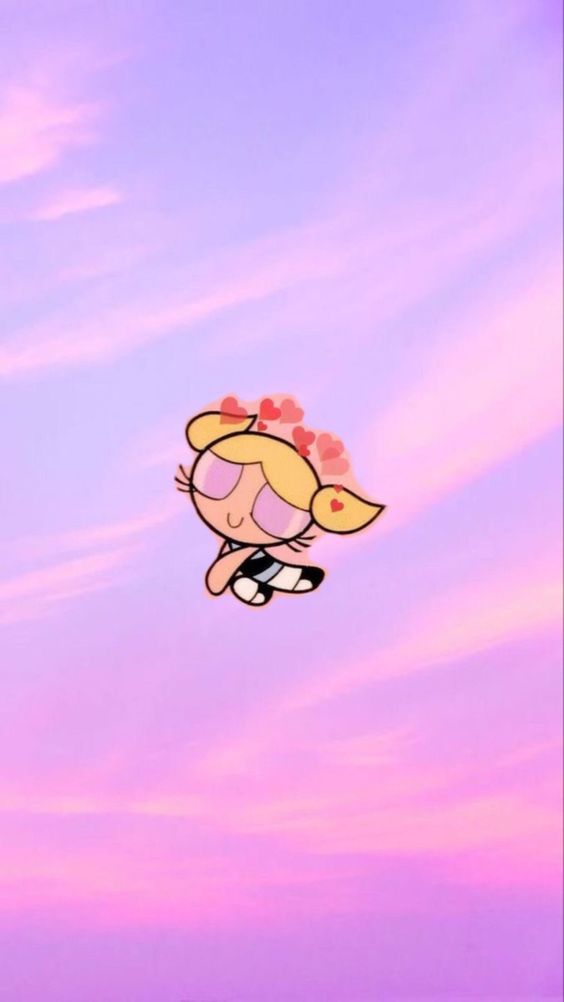 Papel de parede menina superpoderosa