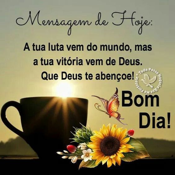 Mensagem de hoje bom dia