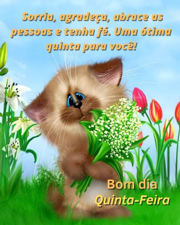 Bom dia com imagens fofas