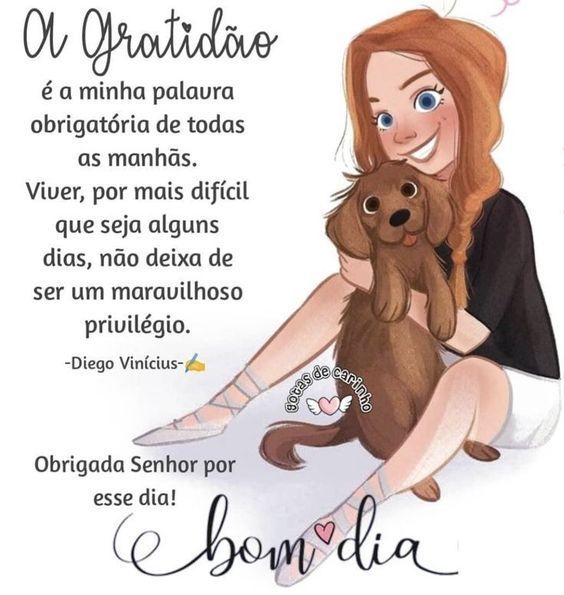 A gratidão é a minha palavra