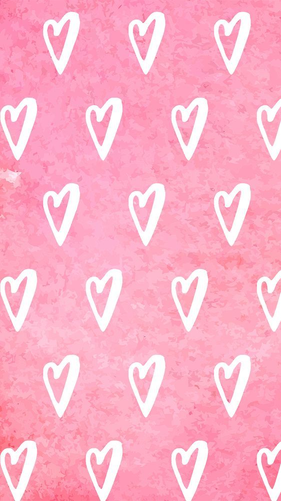 Papel de parede rosa com coração