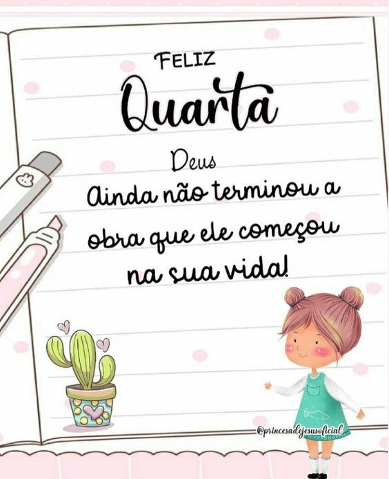 Bom dia Quarta-feira para Instagram com Deus