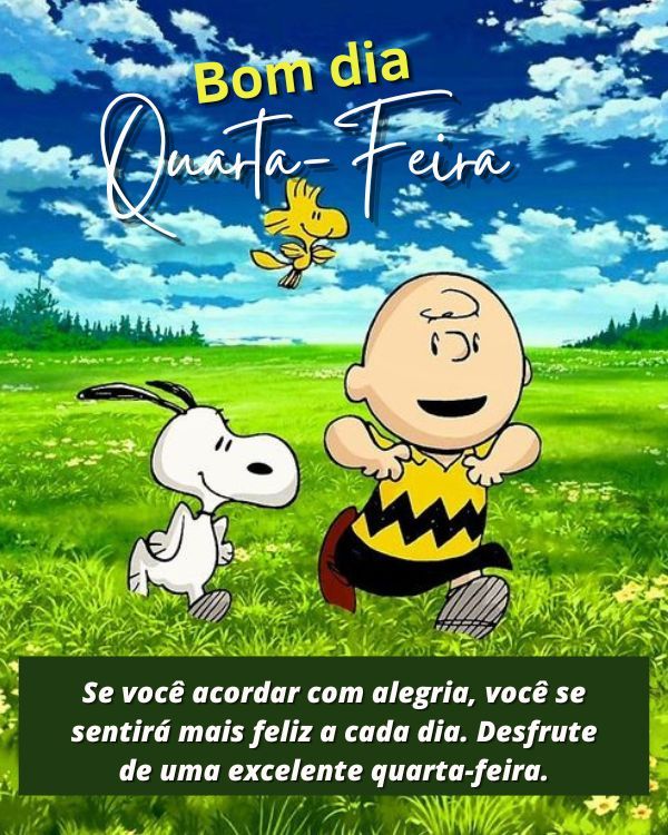 Quarta-feira snoopy