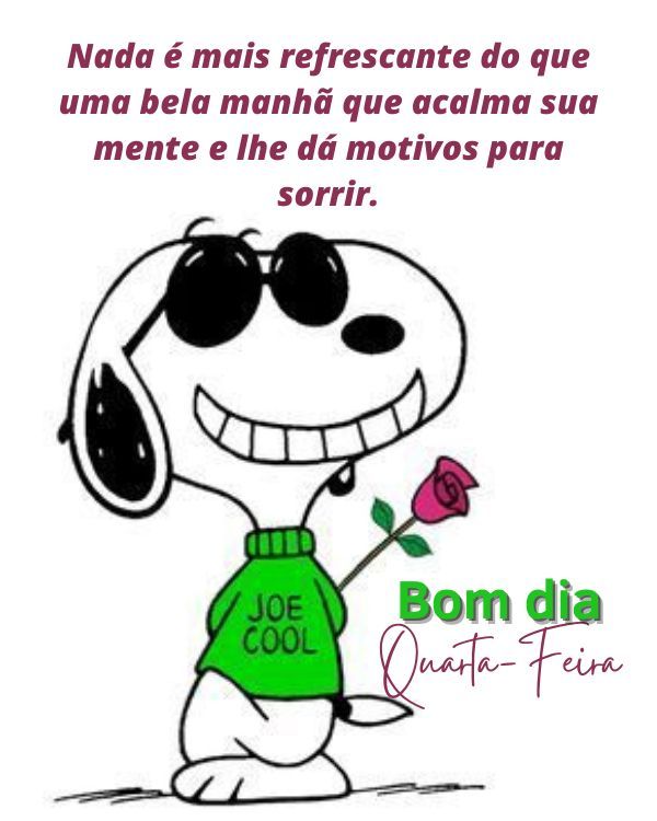 Nada melhor que uma bela manhã para nos dar motivo para sorrir