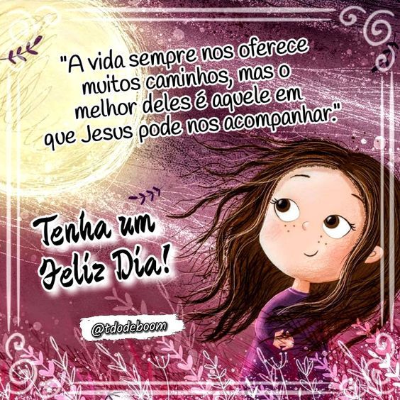 Tenha um feliz dia em Jesus