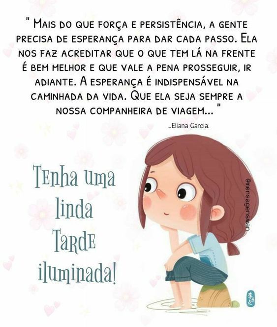 Tenha uma linda tarde iluminada