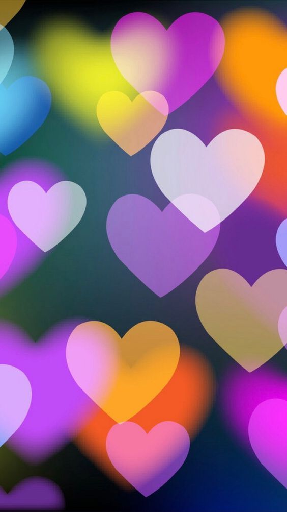 Corações gradiente