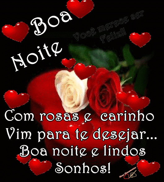Boa Noite! Uma imagem romântica para você amor da minha vida dormi e sonha