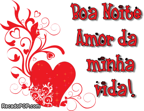 Boa Noite amor da minha vida!