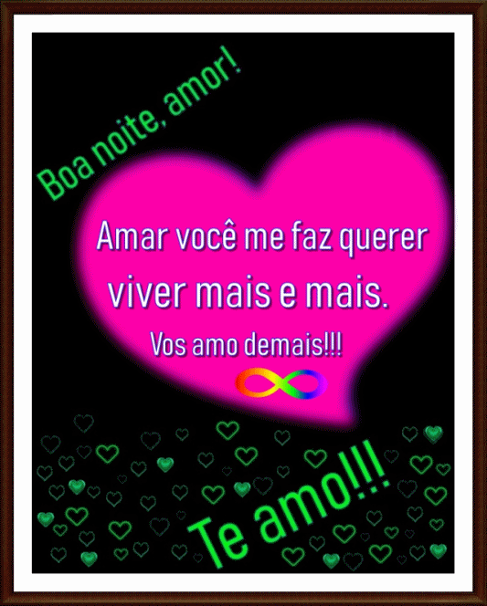Boa Noite amor meu!