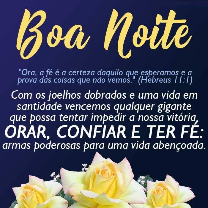 Boa noite bíblico