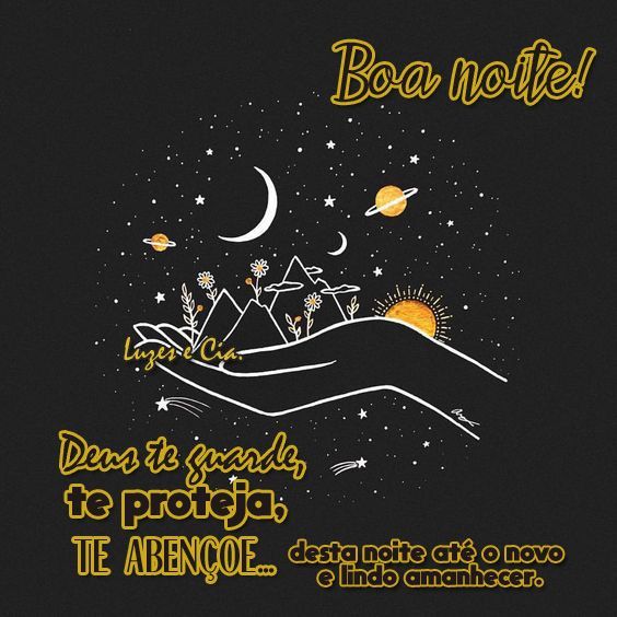 Boa noite mensagem Deus abençoe e te guarde