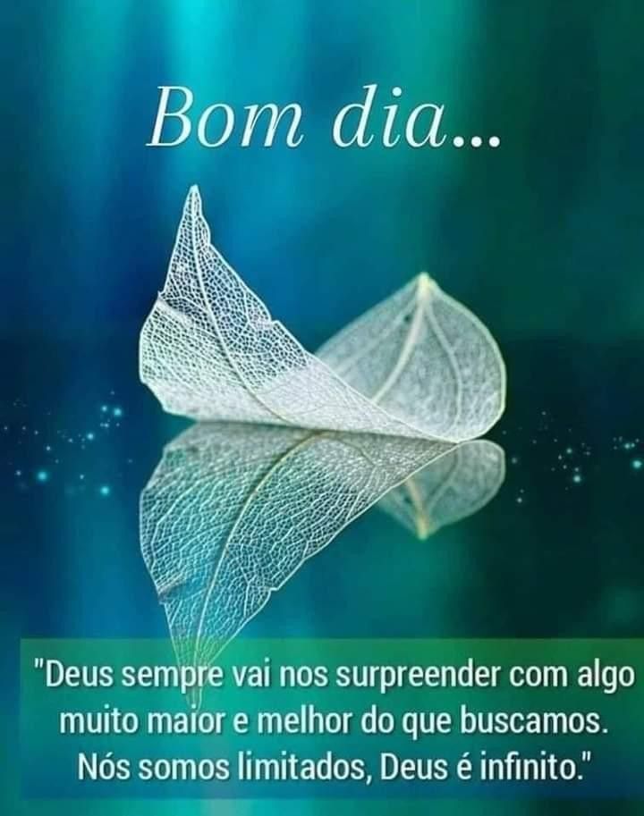 Bom dia, Deus vai nos surpreender