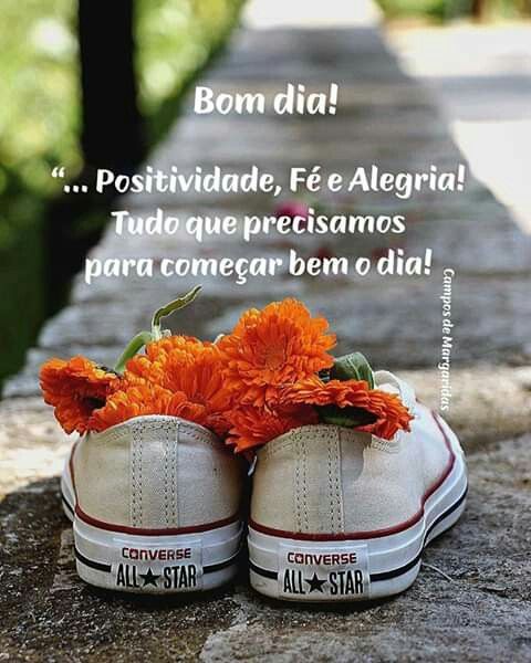Bom dia! Positividade, fé e alegria