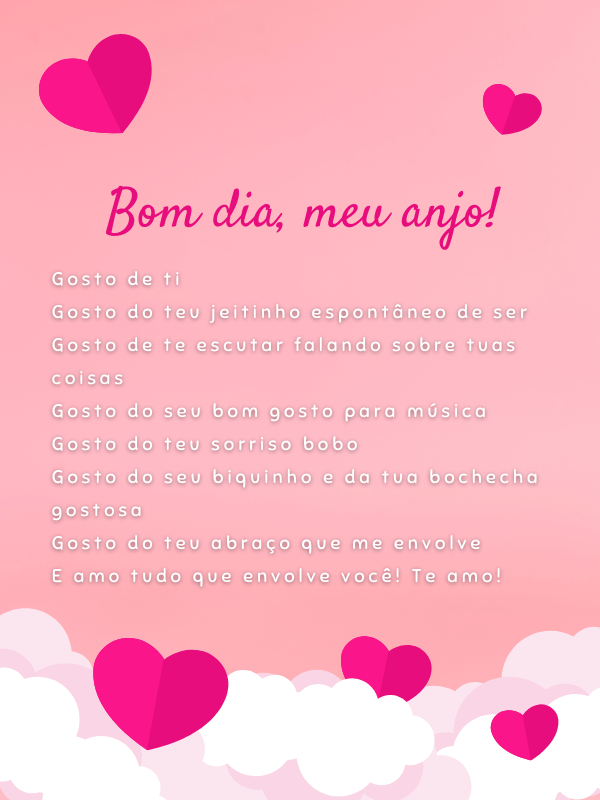 Amo tudo que envolve você