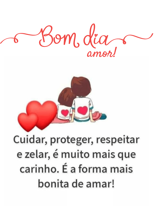 É a forma mais bonita de amar!