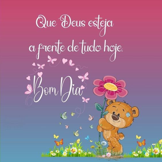 Bom dia com Deus na frente