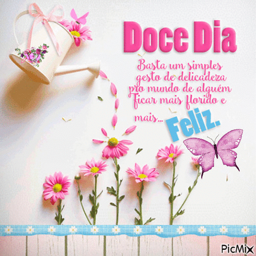 Doce dia para um dia mais feliz