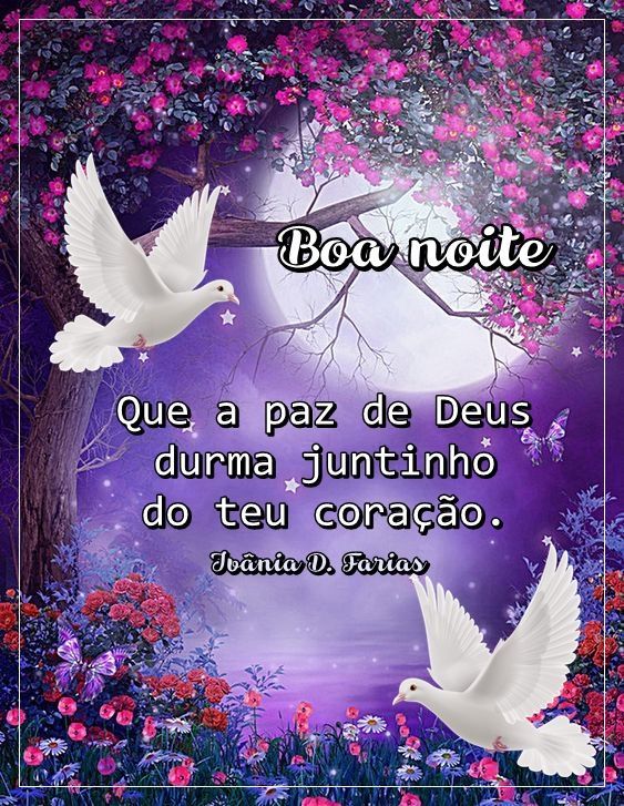 Mensagens de boa noite whatsapp com a paz de Deus