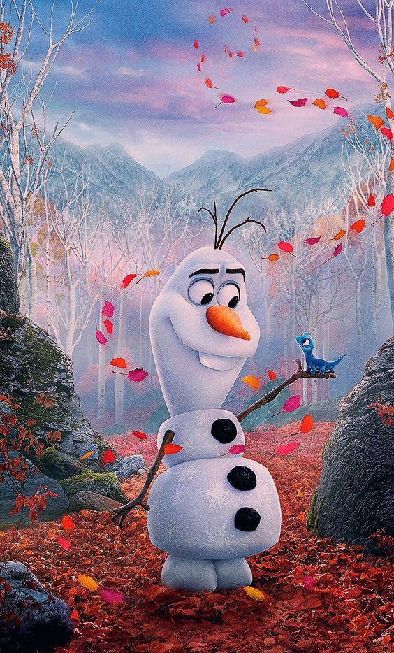 Imagem do Olaf para papel de parede
