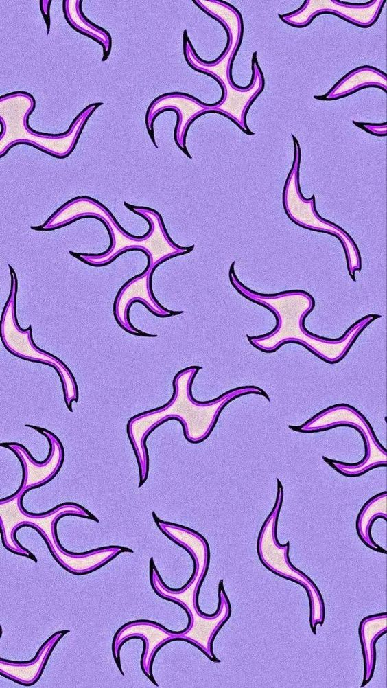 Papel de parede para celular chama roxa