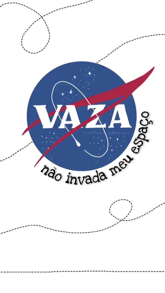 Papel de parede não invada meu espaço