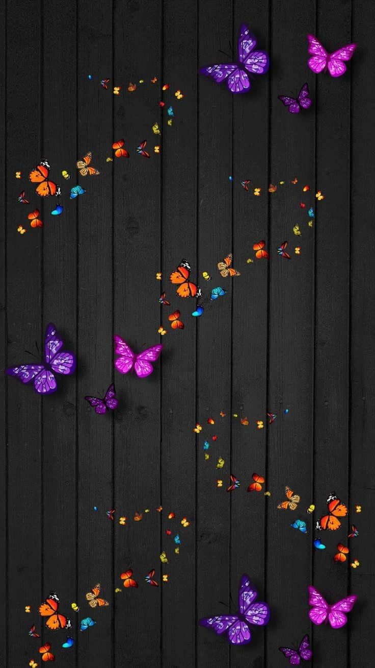 Papel de parede roxo e preto lindo