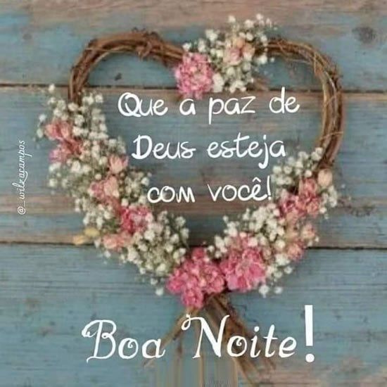 Que a paz de Deus esteja com você..