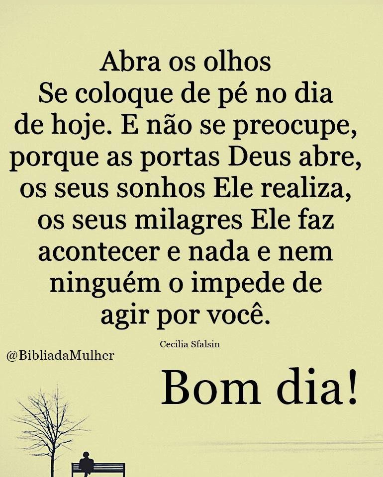 Reflexão biblíca com frases para o dia