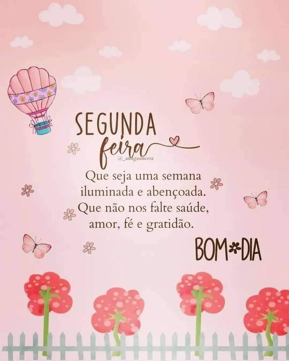 Segunda-feira linda e animada