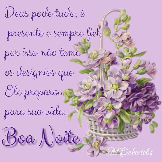 Boa noite Deus para sua vida