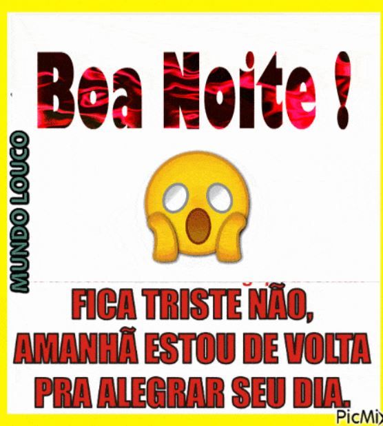 Boa noite amanhã estou de volta