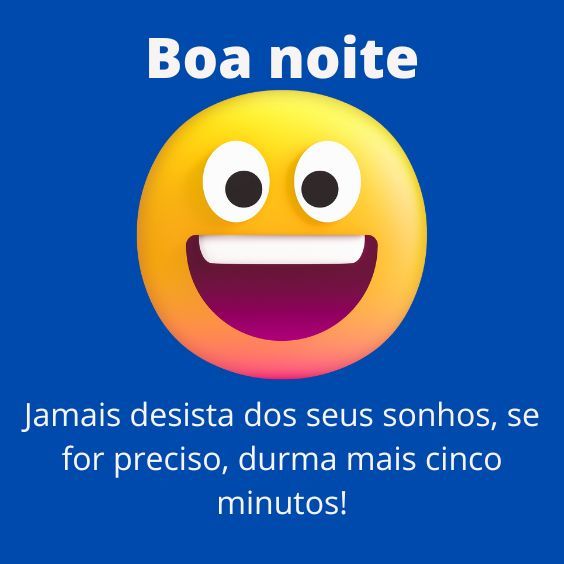 Boa noite durma mais