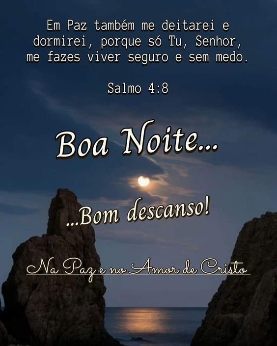 Salmo 4:8 Bom descanso
